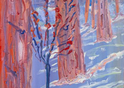 Gillian Bedford, Late Fall in Bemidji, Acrylic in Canvas, 24 x 18